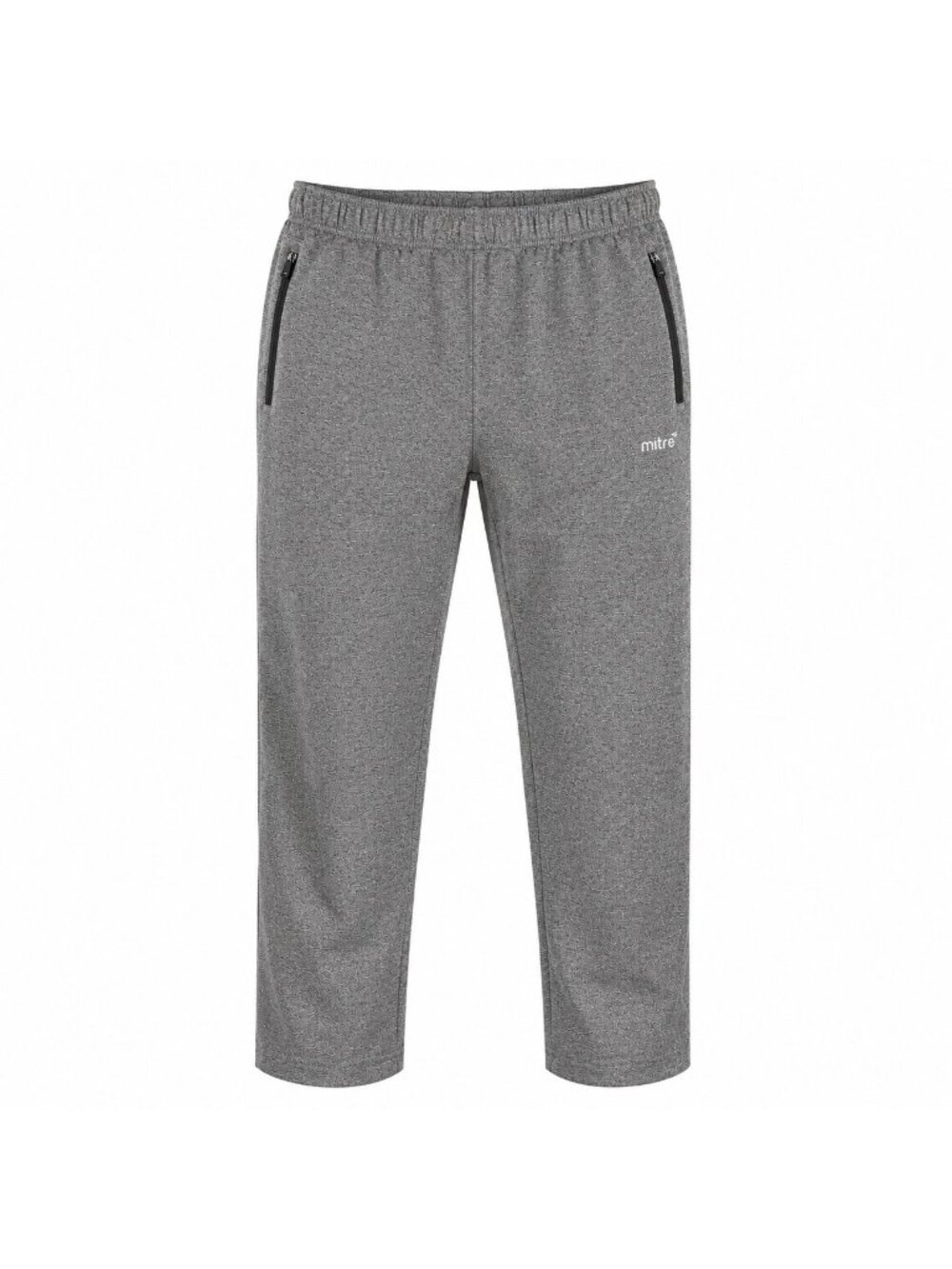 Mitre Men’s Gray Athletic Jogger Pants Size Large Zip Ankle Performance Activewe